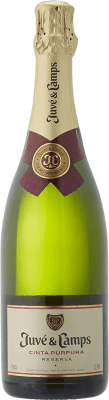 11,95 € Envio grátis | Espumante Branco Juvé y Camps Cinta Púrpura Semi-seco Semi-doce D.O. Cava Espanha Macabeo, Xarel·lo, Parellada Garrafa 75 cl