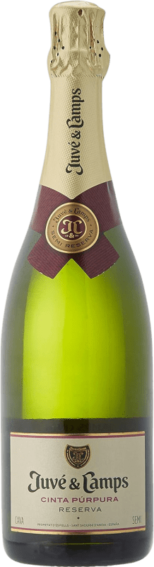 11,95 € Envoi gratuit | Vin Mousseux Blanc Juvé y Camps Cinta Púrpura Semiseco — Demi-Sec D.O. Cava Espagne Macabeo — Macabeu, Xarel·lo, Parellada Bouteille 75 cl