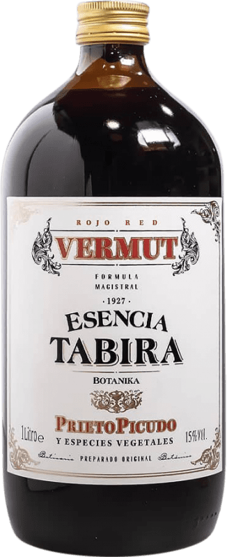 14,95 € Envío gratis | Vermut Meoriga Esencia Tabira I.G.P. Vino de la Tierra de Castilla Castilla y León España Prieto Picudo Botella 1 L