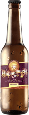 1,95 € Бесплатная доставка | Пиво 1270 Doppelbock Tostada Malta Кастилия-Леон Испания треть литровая бутылка 33 cl