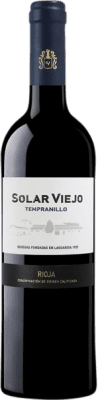 5,95 € Envio grátis | Vinho Tinto Freixenet Solar Viejo Jovem D.O.Ca. Rioja La Rioja Espanha Tempranillo 75 cl