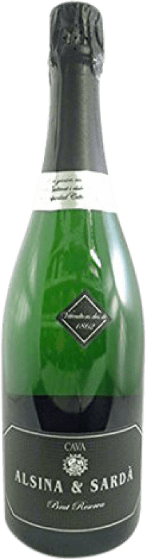 9,95 € 免费送货 | 白起泡酒 Alsina Sardà 香槟 D.O. Cava 西班牙 Macabeo, Xarel·lo, Parellada 瓶子 75 cl