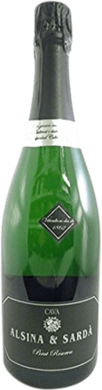 6,95 € Free Shipping | White sparkling Alsina Sardà Brut D.O. Cava Spain Macabeo, Xarel·lo, Parellada Bottle 75 cl