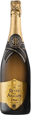 10,95 € Envio grátis | Espumante branco Reyes de Aragón Brut Nature Grande Reserva D.O. Calatayud Espanha Macabeo, Chardonnay Garrafa 75 cl