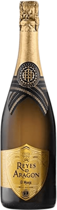 10,95 € 免费送货 | 白起泡酒 Reyes de Aragón Brut Nature 大储备 D.O. Calatayud 西班牙 Macabeo, Chardonnay 瓶子 75 cl
