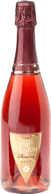11,95 € 免费送货 | 玫瑰气泡酒 Reyes de Aragón Rosado 香槟 岁 D.O. Cava 西班牙 Grenache 瓶子 75 cl