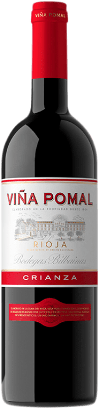 9,95 € 免费送货 | 红酒 Bodegas Bilbaínas Viña Pomal 岁 D.O.Ca. Rioja 拉里奥哈 西班牙 Tempranillo 瓶子 75 cl