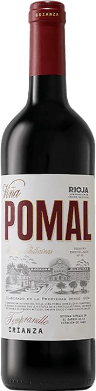 13,95 € Free Shipping | Red wine Bodegas Bilbaínas Viña Pomal Aged D.O.Ca. Rioja The Rioja Spain Tempranillo Bottle 75 cl