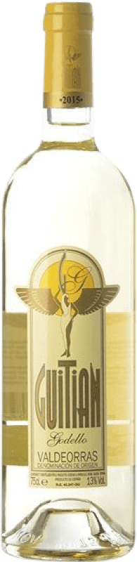 14,95 € Envío gratis | Vino blanco La Tapada Guitian D.O. Valdeorras Galicia España Godello Botella 75 cl