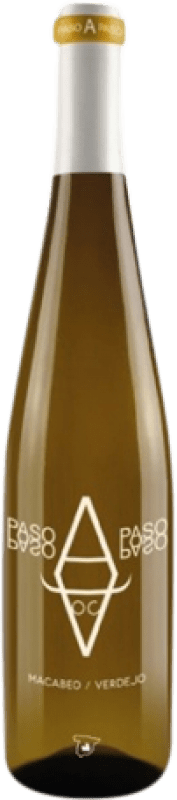 3,95 € Envio grátis | Vinho branco Volver Paso a Paso Jovem I.G.P. Vino de la Tierra de Castilla Castela-Mancha Espanha Macabeo, Verdejo Garrafa 75 cl