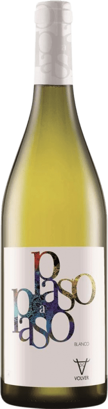 3,95 € Free Shipping | White wine Volver Paso a Paso Young I.G.P. Vino de la Tierra de Castilla Castilla la Mancha Spain Macabeo, Verdejo Bottle 75 cl