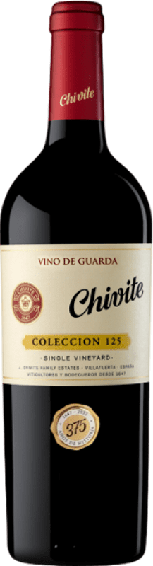 101,95 € 免费送货 | 红葡萄酒 Chivite 125 Colección — 系列 珍藏 D.O. Navarra 纳瓦拉 西班牙 Tempranillo — 丹魄 大瓶 — Magnum 1,5 L