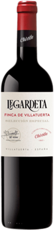 8,95 € Kostenloser Versand | Rotwein Chivite Legardeta Finca de Villatuerta Seleccion Especial Alterung D.O. Navarra Navarra Spanien Tempranillo, Merlot, Syrah, Grenache Flasche 75 cl