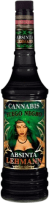 24,95 € 免费送货 | 苦艾酒 Absinthe Lehmann Fuego Negro 加泰罗尼亚 西班牙 70 cl