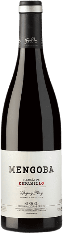 29,95 € Free Shipping | Red wine Mengoba Mencía de Espanillo Crianza D.O. Bierzo Castilla y León Spain Mencía, Grenache Tintorera Bottle 75 cl