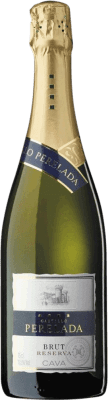 9,95 € Envío gratis | Espumoso Blanco Perelada & Chivite Brut Reserva D.O. Cava Cataluña España Tempranillo, Merlot, Syrah 75 cl