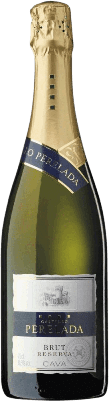 9,95 € 送料無料 | 白スパークリングワイン Perelada & Chivite Brut 予約 D.O. Cava カタロニア スペイン Tempranillo, Merlot, Syrah ボトル 75 cl