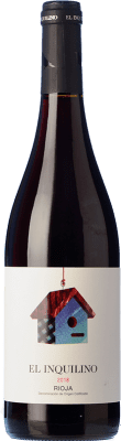 13,95 € Envio grátis | Vinho tinto Viña Zorzal El Inquilino D.O.Ca. Rioja La Rioja Espanha Grenache Tintorera Garrafa 75 cl