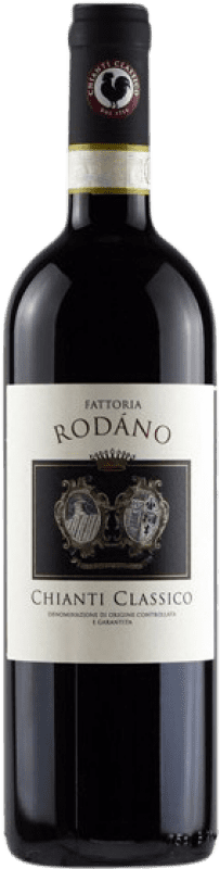 16,95 € Kostenloser Versand | Rotwein Fattoria Rodáno D.O.C.G. Chianti Classico Toskana Italien Flasche 75 cl