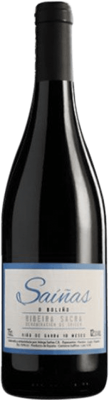 19,95 € Spedizione Gratuita | Vino rosso Saiñas O Boliño D.O. Ribeira Sacra Galizia Spagna Mencía, Grenache Tintorera Bottiglia 75 cl