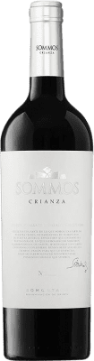 10,95 € Free Shipping | Red wine Sommos Aged D.O. Somontano Catalonia Spain Merlot, Syrah, Cabernet Sauvignon Bottle 75 cl