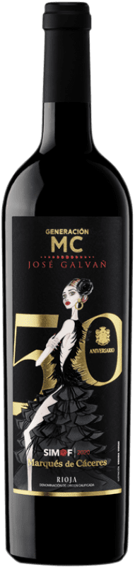 21,95 € Spedizione Gratuita | Vino rosso Marqués de Cáceres MC Edición Limitada Simof Crianza D.O.Ca. Rioja La Rioja Spagna Tempranillo Bottiglia 75 cl