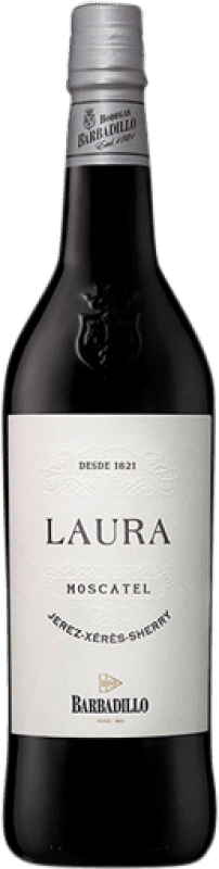 8,95 € 送料無料 | 酒精強化ワイン Barbadillo Laura D.O. Jerez-Xérès-Sherry アンダルシア スペイン Moscatel — マスカット ハーフボトル 37 cl