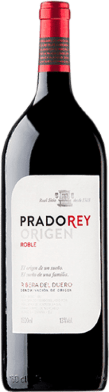 23,95 € Free Shipping | Red wine Ventosilla PradoRey Origen Roble D.O. Ribera del Duero Castilla y León Spain Tempranillo, Merlot, Cabernet Sauvignon Jéroboam Bottle-Double Magnum 3 L