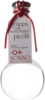 198,95 € Envio grátis | Aguardente Grappa Nonino Cru Monovitigno Picolit Itália Garrafa Medium 50 cl