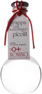 229,95 € Free Shipping | Grappa Nonino Cru Italy Picolit Medium Bottle 50 cl