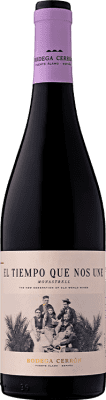 13,95 € Envío gratis | Vino tinto Cerrón El Tiempo que nos une D.O. Jumilla Región de Murcia España Monastel de Rioja Botella 75 cl