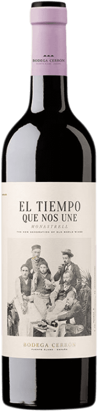 7,95 € Envío gratis | Vino tinto Cerrón El Tiempo que nos une D.O. Jumilla Región de Murcia España Monastel de Rioja Botella 75 cl
