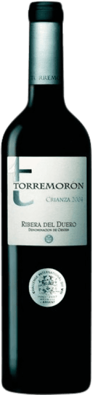 7,95 € Spedizione Gratuita | Vino rosso Torremorón Crianza D.O. Ribera del Duero Castilla y León Spagna Tempranillo Bottiglia 75 cl