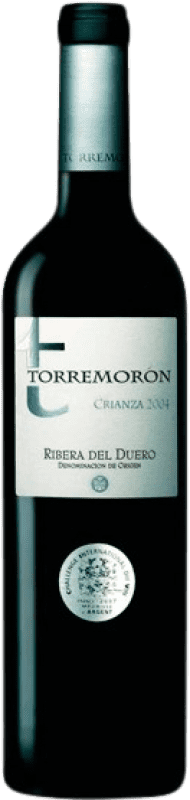 8,95 € Spedizione Gratuita | Vino Rosso Torremorón Crianza — Invecchiato in Botte D.O. Ribera del Duero Castilla y León Spagna Tempranillo Bottiglia 75 cl