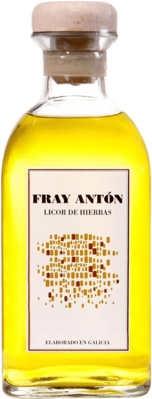 9,95 € Envio grátis | Aguardente Orujo Nor-Iberica de Bebidas Fray Anton Hierbas Galiza Espanha Garrafa 70 cl