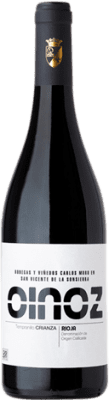 11,95 € Envio grátis | Vinho tinto Carlos Moro Oinoz Crianza D.O.Ca. Rioja La Rioja Espanha Tempranillo Garrafa Magnum 1,5 L
