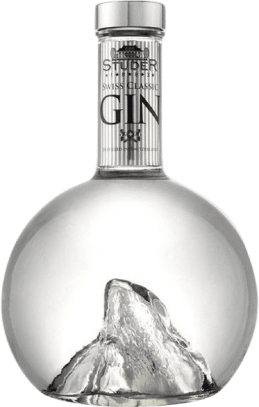 36,95 € Envio grátis | Genever Gin Studer & Co Swiss Clássico Suíça 70 cl