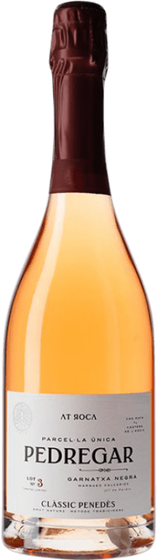 27,95 € 送料無料 | 白スパークリングワイン AT Roca Pedregar D.O. Cava カタロニア スペイン Grenache Tintorera, Macabeo ボトル 75 cl