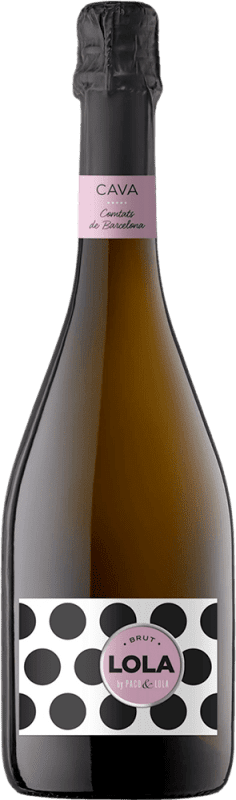 11,95 € Spedizione Gratuita | Spumante bianco Paco & Lola Lola Brut D.O. Cava Catalogna Spagna Macabeo, Xarel·lo, Parellada Bottiglia 75 cl