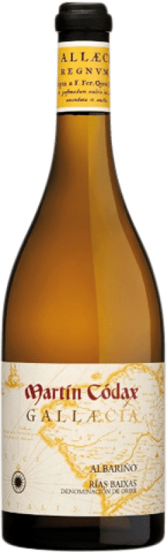 38,95 € Бесплатная доставка | Белое вино Martín Códax Galleacia старения D.O. Rías Baixas Галисия Испания Albariño бутылка 75 cl