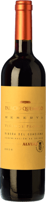 15,95 € 免费送货 | 红酒 Palacio Quemado Alvear 预订 D.O. Ribera del Guadiana 埃斯特雷马杜拉 西班牙 Tempranillo 瓶子 75 cl