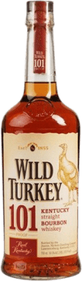 36,95 € Envio grátis | Whisky Bourbon Wild Turkey 101 Estados Unidos Garrafa 1 L