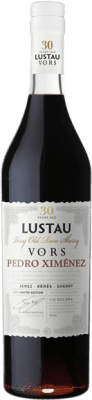 58,95 € Free Shipping | Fortified wine Lustau VORS D.O. Jerez-Xérès-Sherry Andalusia Spain Pedro Ximénez 30 Years Medium Bottle 50 cl