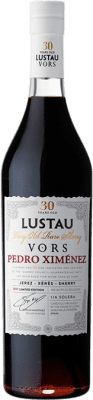66,95 € Envio grátis | Vinho Generoso Fortificado Lustau VORS Very Old Rare Sherry — Muito Velho e Raro D.O. Jerez-Xérès-Sherry Andaluzia Espanha Pedro Ximénez 30 Anos Garrafa Medium 50 cl