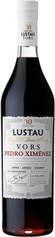 67,95 € Spedizione Gratuita | Vino Liquoroso Lustau VORS Very Old Rare Sherry — Molto Vecchio e Raro D.O. Jerez-Xérès-Sherry Andalusia Spagna Pedro Ximénez 30 Anni Bottiglia Medium 50 cl