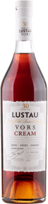 63,95 € Kostenloser Versand | Likörwein Lustau Cream VORS D.O. Jerez-Xérès-Sherry Andalusien Spanien Palomino Fino, Pedro Ximénez Medium Flasche 50 cl