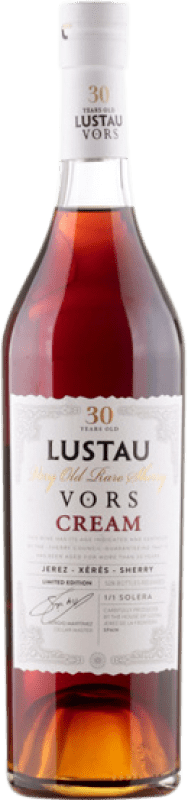 66,95 € Бесплатная доставка | Крепленое вино Lustau Cream VORS D.O. Jerez-Xérès-Sherry Андалусия Испания Palomino Fino, Pedro Ximénez бутылка Medium 50 cl