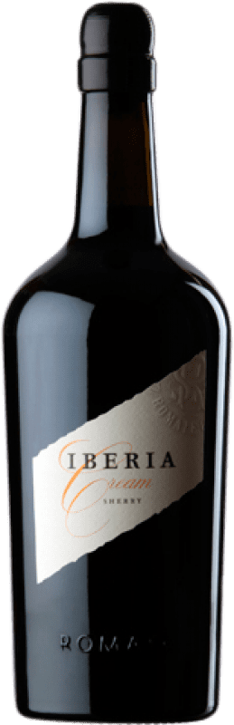 27,95 € Free Shipping | Fortified Wine Sánchez Romate Iberia Cream D.O. Jerez-Xérès-Sherry Andalusia Spain Palomino Fino, Pedro Ximénez Bottle 75 cl