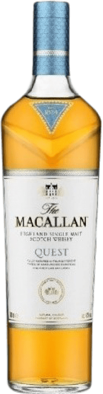 124,95 € Free Shipping | Whisky Single Malt Macallan Quest Scotland United Kingdom Bottle 1 L