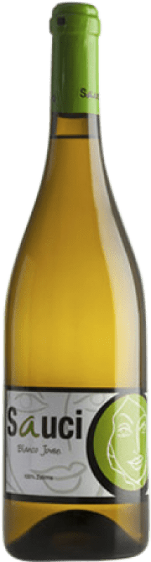 5,95 € Envío gratis | Vino blanco Sauci Blanco Joven D.O. Condado de Huelva Andalucía España Botella 75 cl